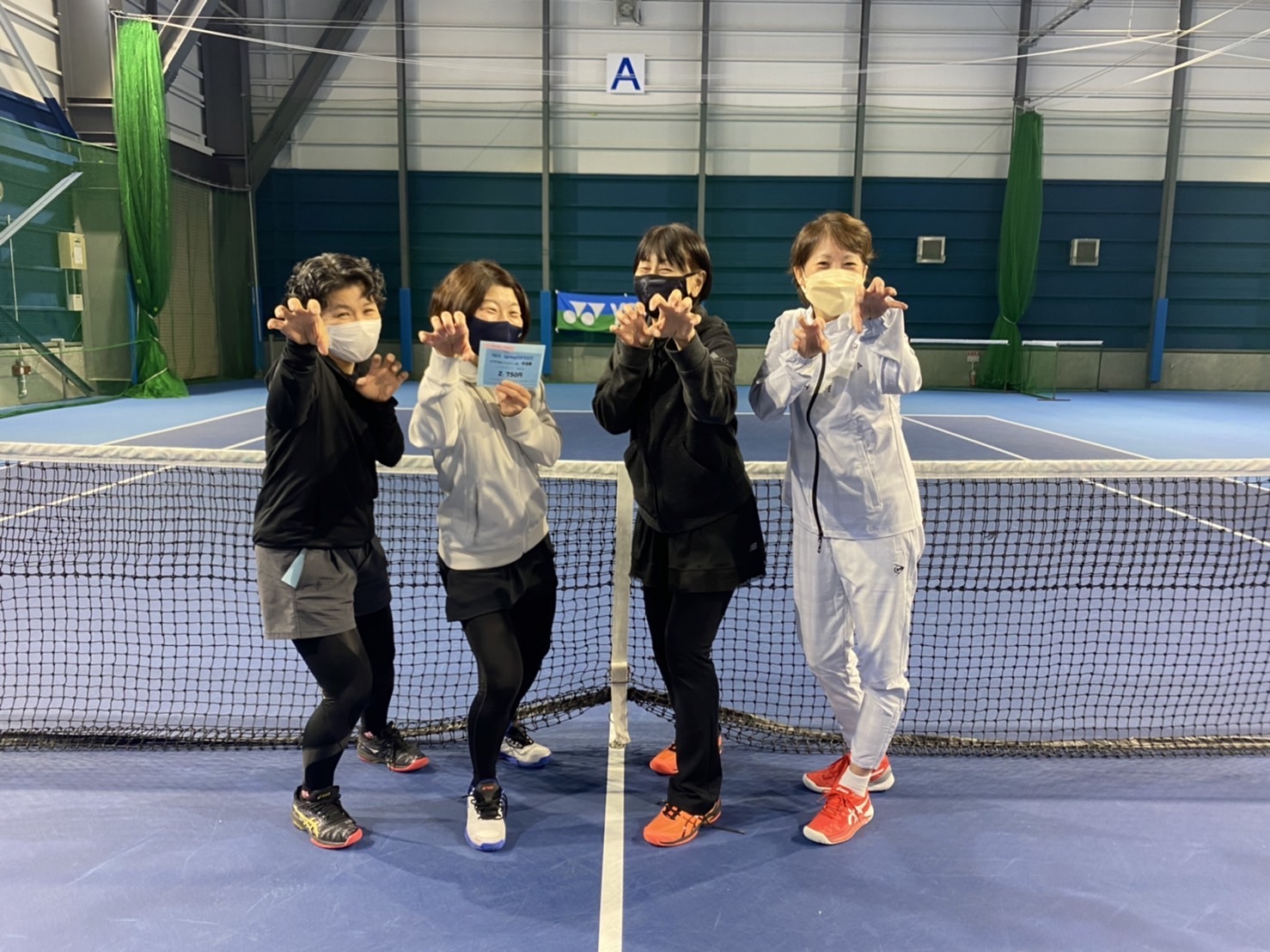 NEO Spring cup 2022 女子テニスチームダブルス大会 準優勝 プレイスオブスポーツネオ 札幌